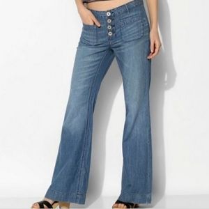 BDG Mid Rise Wide Leg Jeans